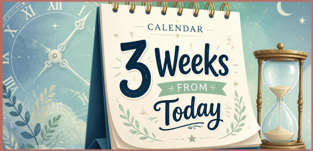 What is 3 Weeks From Today?