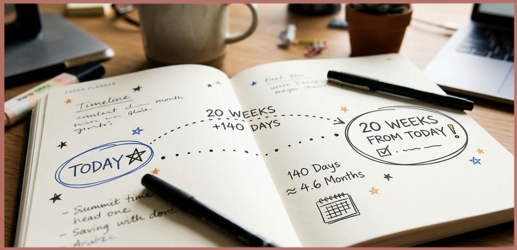 What Is 20 Weeks From Today?