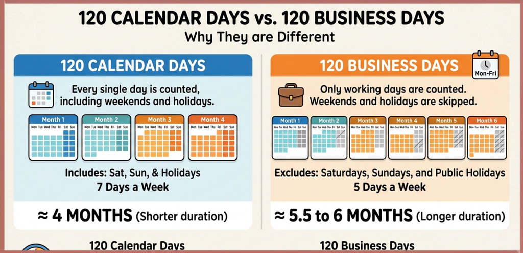 120 Calendar Days 