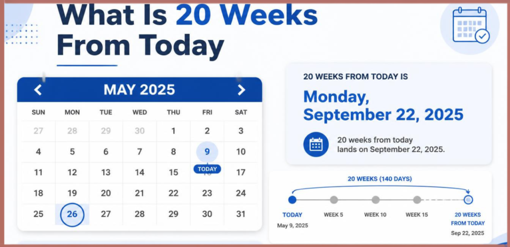  20 Weeks From Today