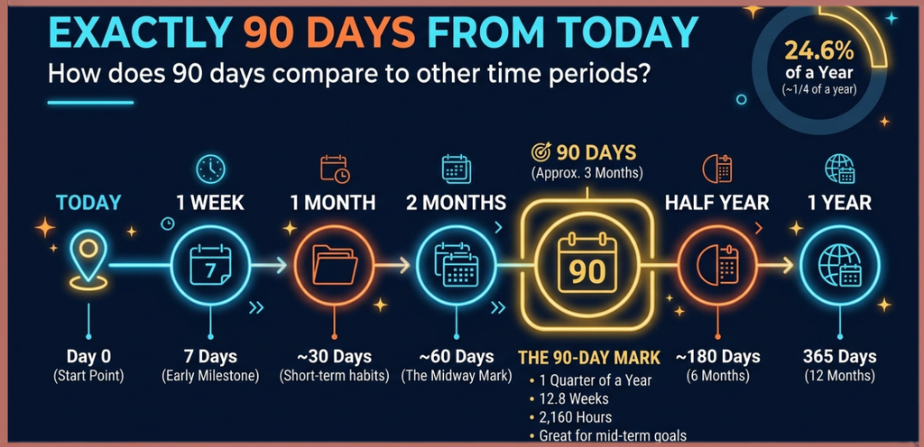 90 Days From Today
