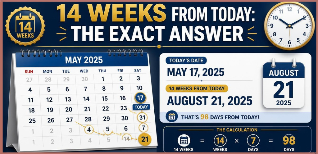 What Is 14 Weeks From Today?