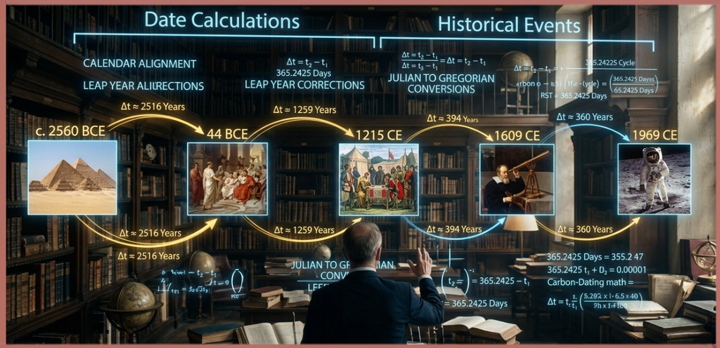 Calculations Connect With Historical Events