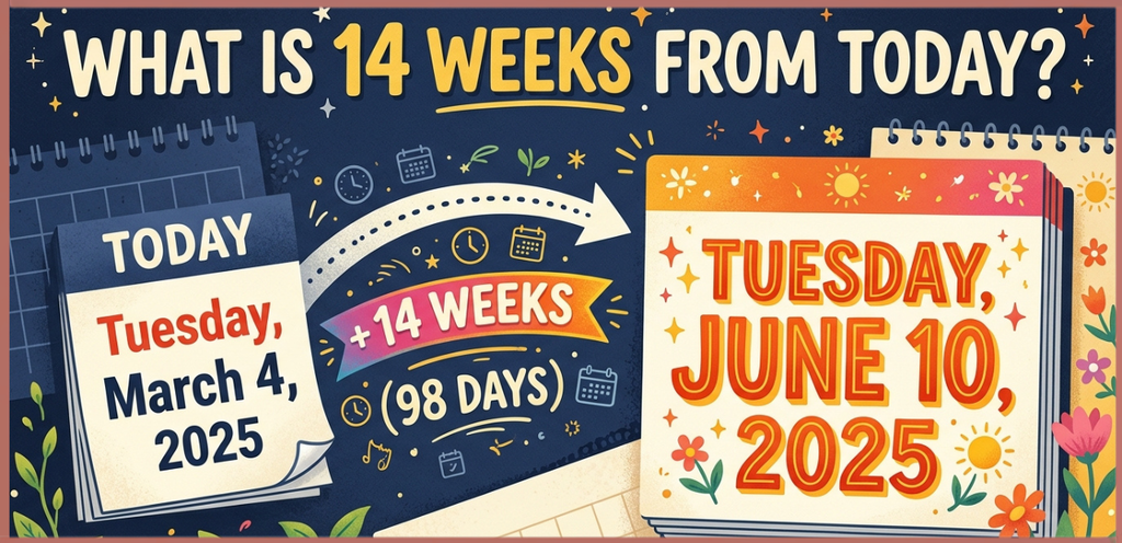 What Is 14 Weeks From Today? Calculate the Exact Future Date