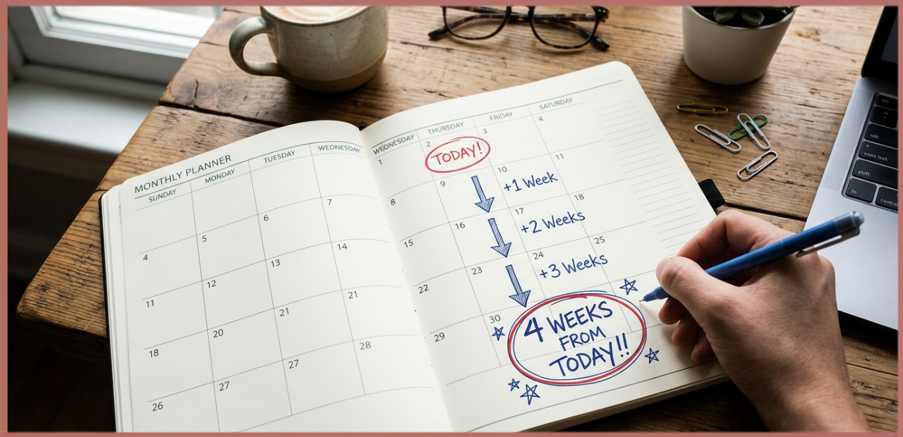 What Is 4 Weeks From Today?