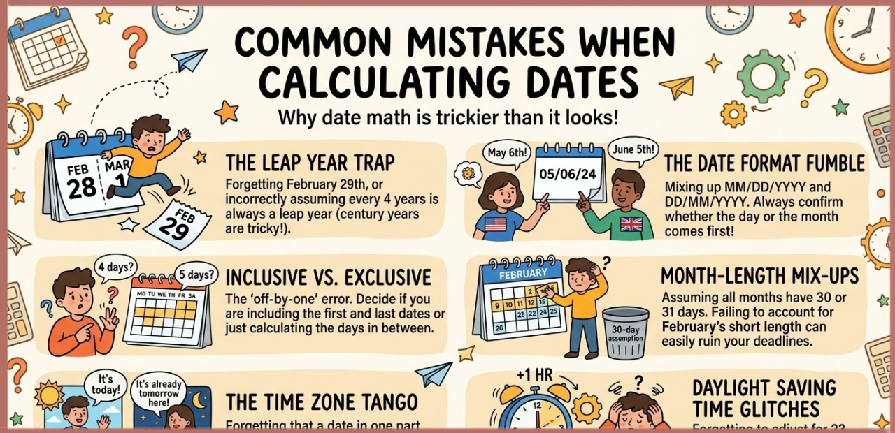Common Mistakes When Calculating Dates