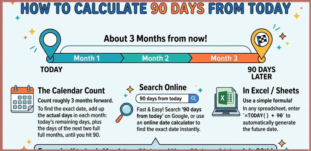 90 Days From Today