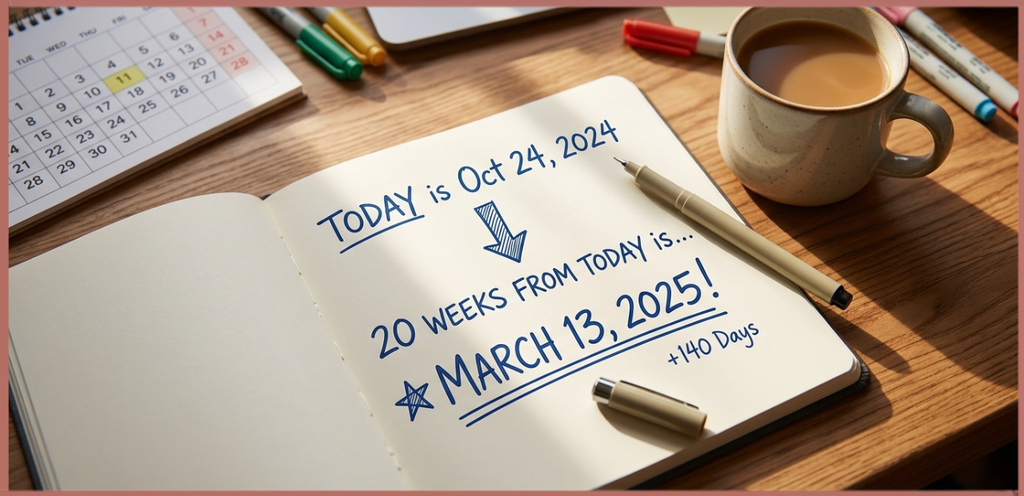 What Is 20 Weeks From Today?